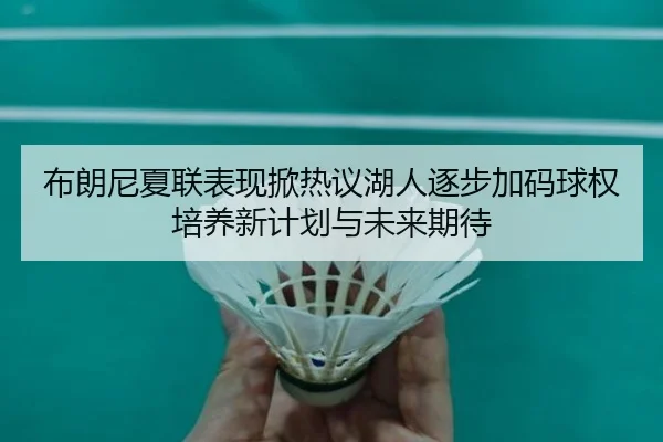 布朗尼夏联表现掀热议湖人逐步加码球权培养新计划与未来期待